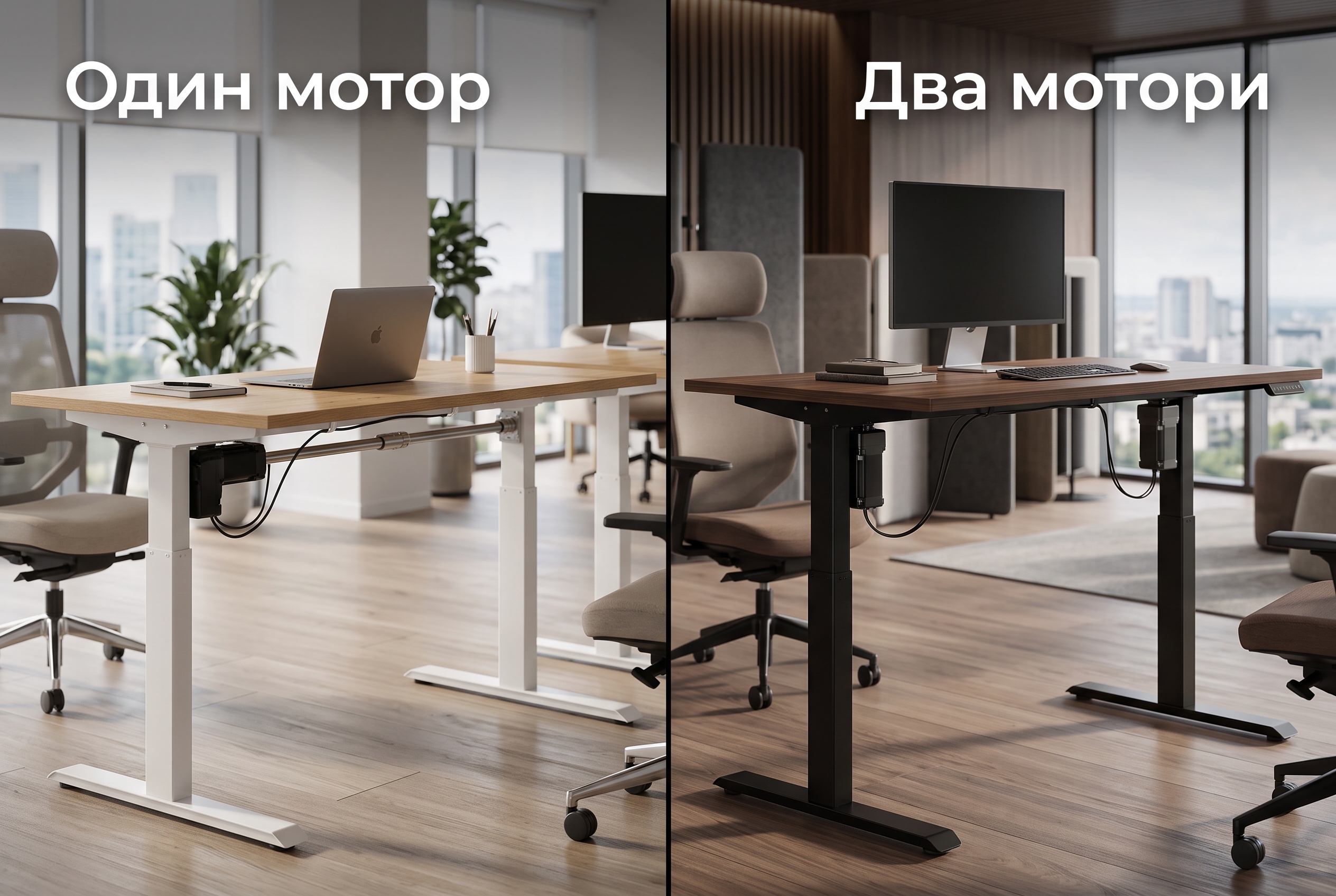 Один чи два мотори у столі з регулюванням висоти: що краще вибрати?