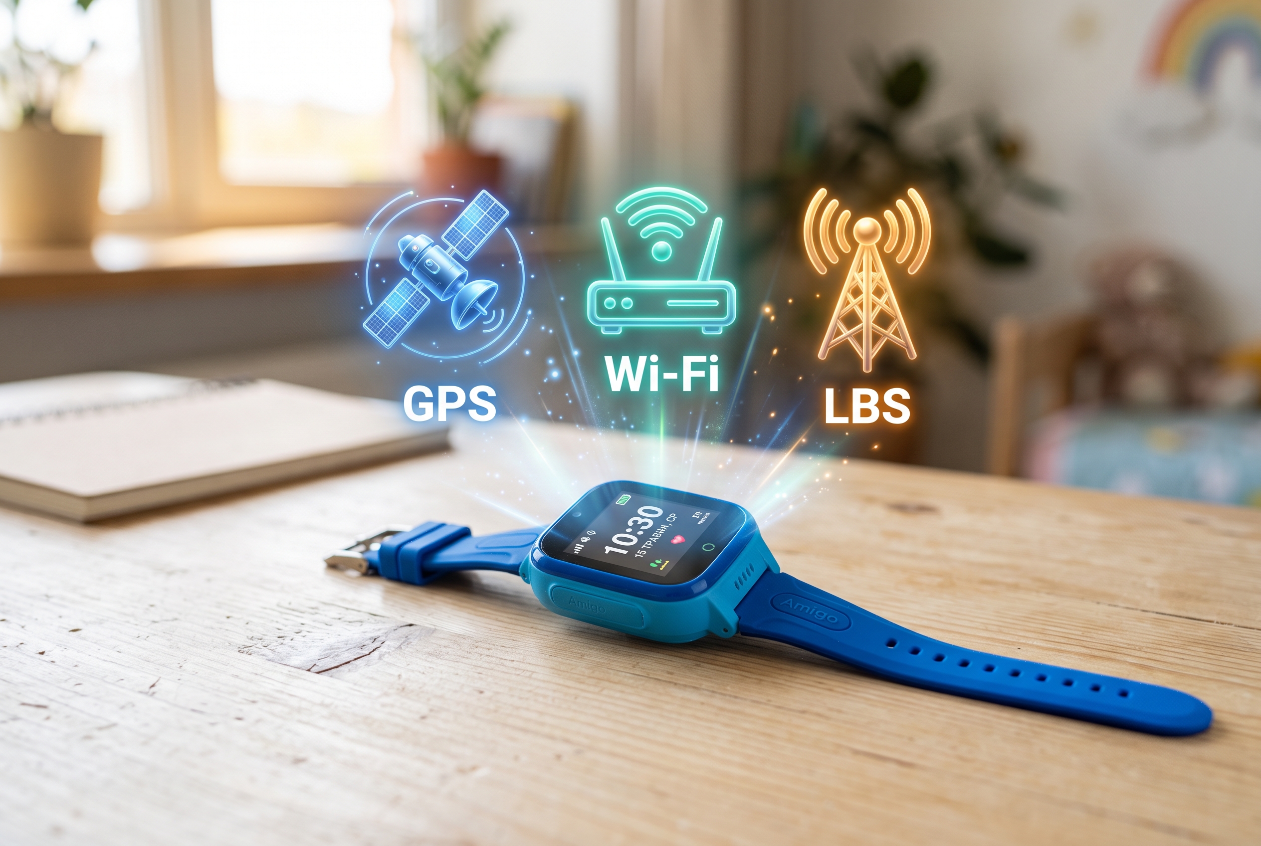 Як працює геолокація в дитячих смарт-годинниках різниця між GPS LBS та Wi-Fi